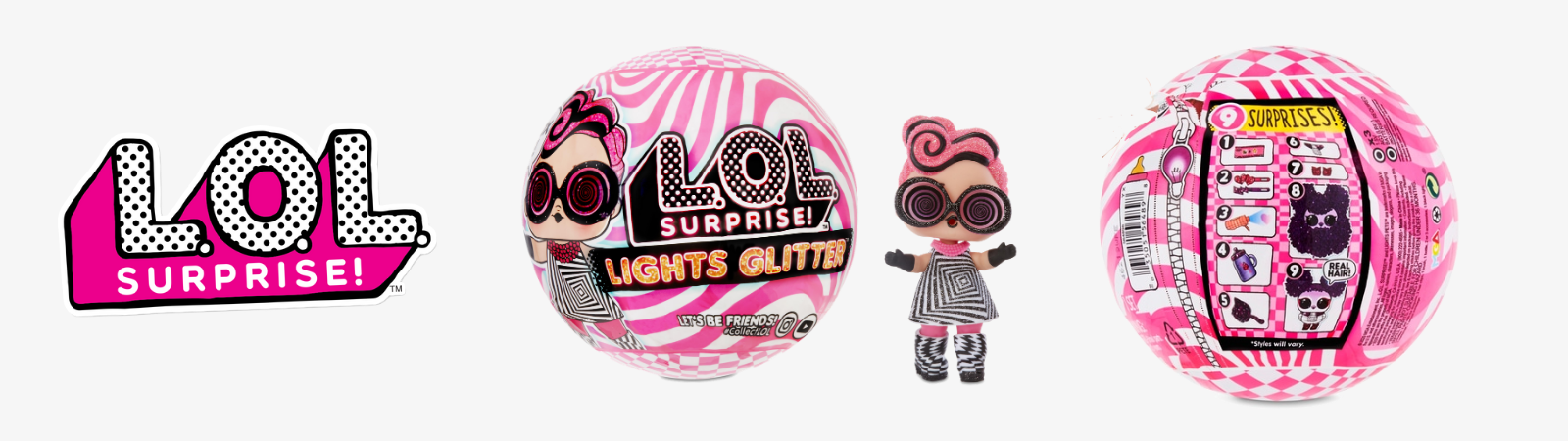 L.O.L. Surprise! Lights Glitter doll