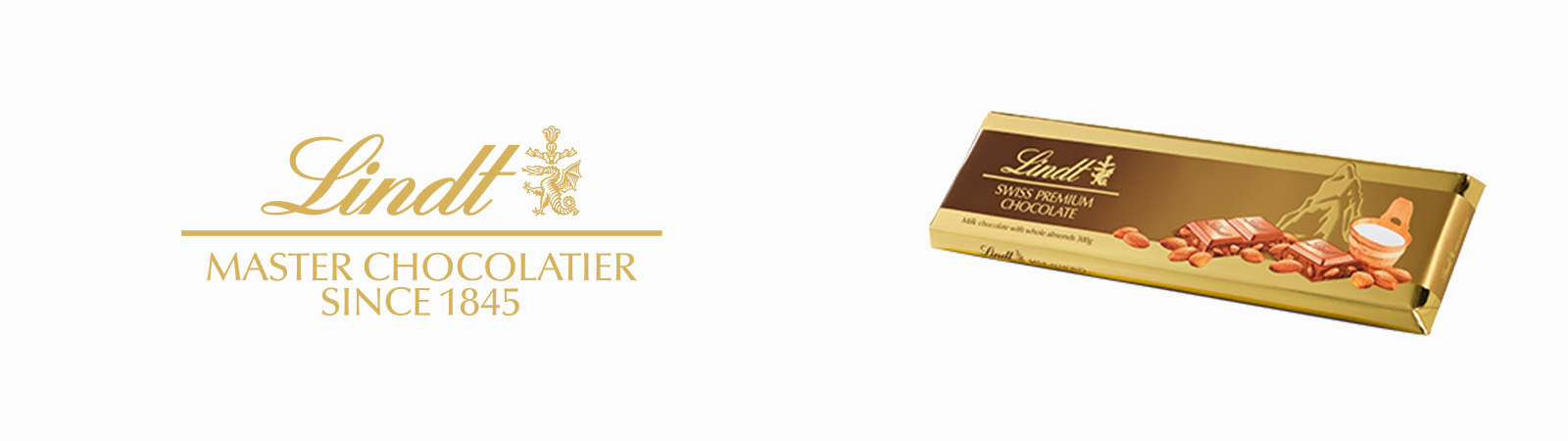 Lindt Gold Milk Chocolate Almond, a heavenly combination