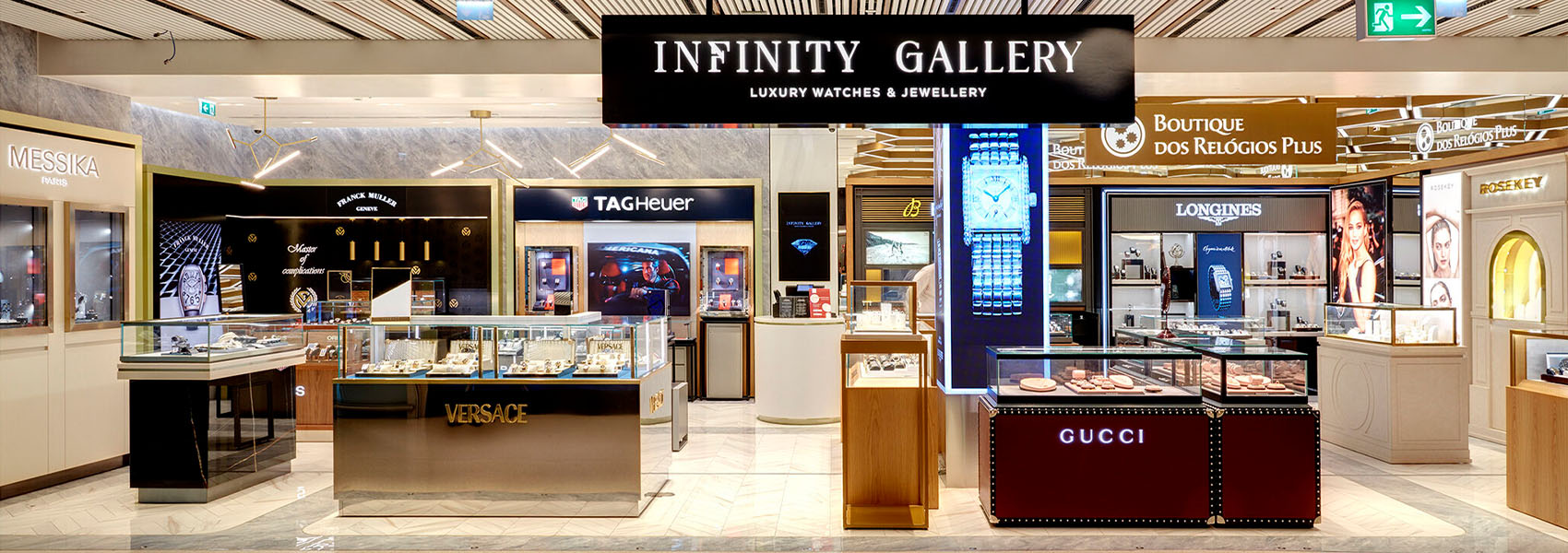 Versace Watches Shine at the Revamped Infinity Gallery in Lisbon Airport