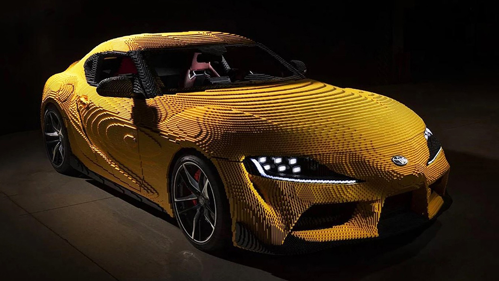 Amazing Life Size LEGO Toyota GR Supra